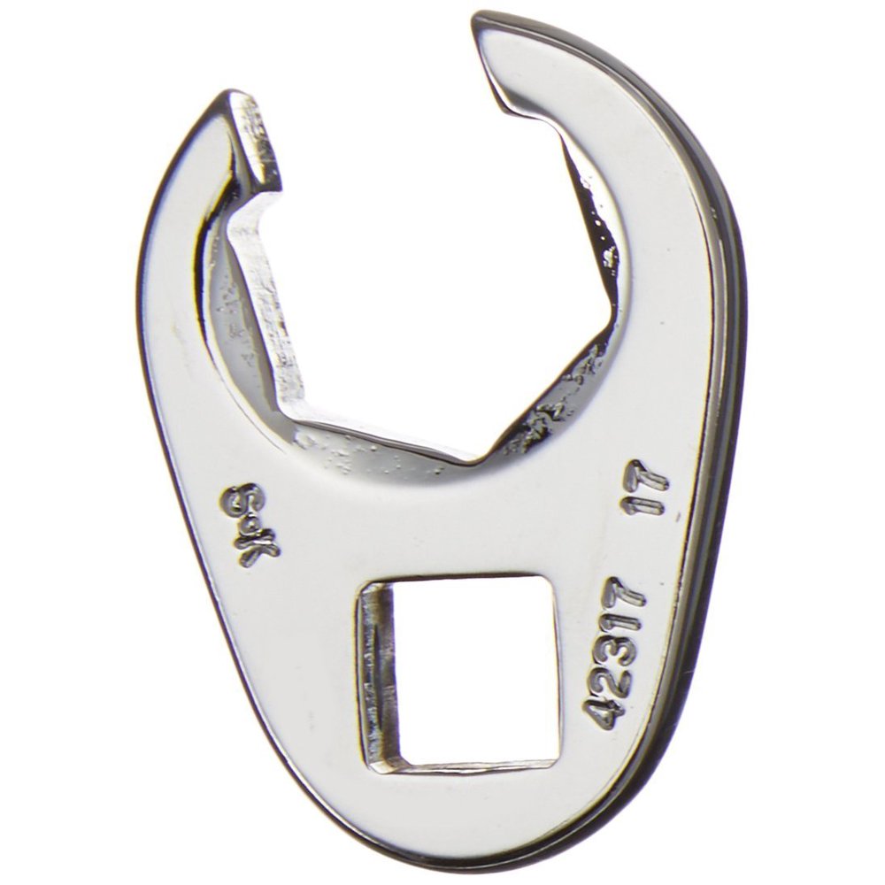 42317 6 Point 3/8Inch Drive Full Polish Crowfoot Flare Nut Wrench