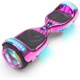 thumbnail image 1 of Hoverboard for Teens&Adults (hoverstar 2.0 System), Chrome Color & Design Color Hooverboard Bluetooth Speaker Huverboard with LED Light Flashing Wheels Self Balancing Electric Scooter by Certificated, 1 of 7