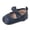 Blue, variant on Otqutp Children Casual Sneakers Girls Single Shoes Bowknot First Walkers Shoes Toddler Soft Bottom Breathable Princess Shoes