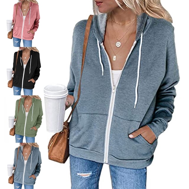 Sudaderas casuales, sudaderas casuales para mujer, sudaderas largas con cordón para mujer, sudaderas casuales para mujer, diseño fácil de usar