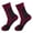 Wine Red, variant on 1 Pair Waterproof Socks 3-Layer Breathable Moisture-Wicking Men Women Outdoor Winter Hiking Camping Skiing Wading Fishing Compression Socks