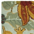 thumbnail image 2 of SAFAVIEH Blossom Lena Floral Flowers Wool Area Rug, Blue/Multi, 6' x 6' Square, 2 of 3
