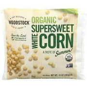 Woodstock Farms Organic Supersweet White Corn, 10 Ounce -- 12 per Case.