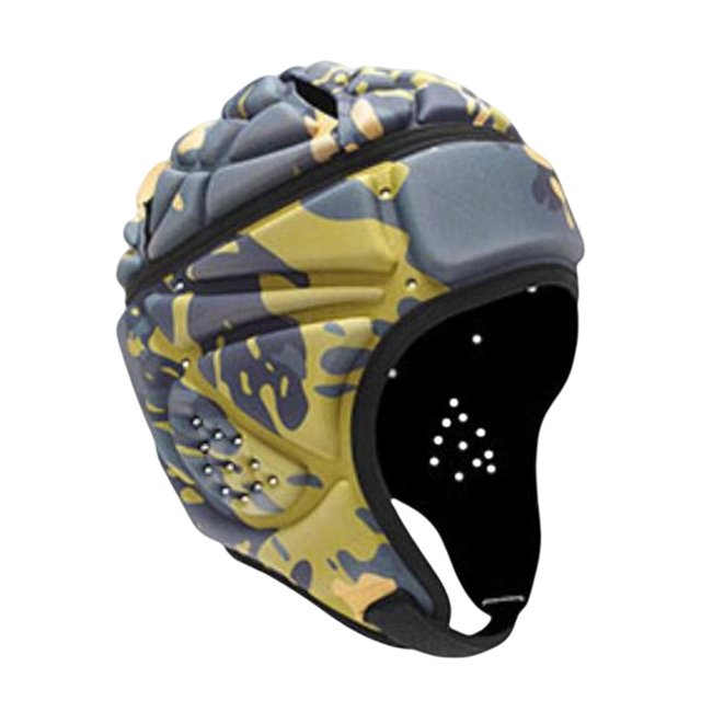 ziyahi Casque de Rugby Enfants Jeunes Rembourré pour Patin à Roues Alignées Patinage Jaune Baseball Jaune