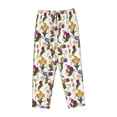 thumbnail image 4 of Xecao Tulips Flowers Women's Straight Lounge Pajama Pants: The Epitome of Relaxed Sleepwear, 4 of 9
