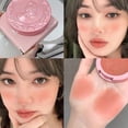 thumbnail image 1 of Blush Mat Cubique Ours Goggle Maquillage Bas Saturé Blush Subtil Adoucissant Naturel, 1 of 3