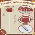 thumbnail image 2 of Palos de fútbol de madera TICIAGA, 14 unidades, doble cara, 18 x 5 cm, 2 of 6
