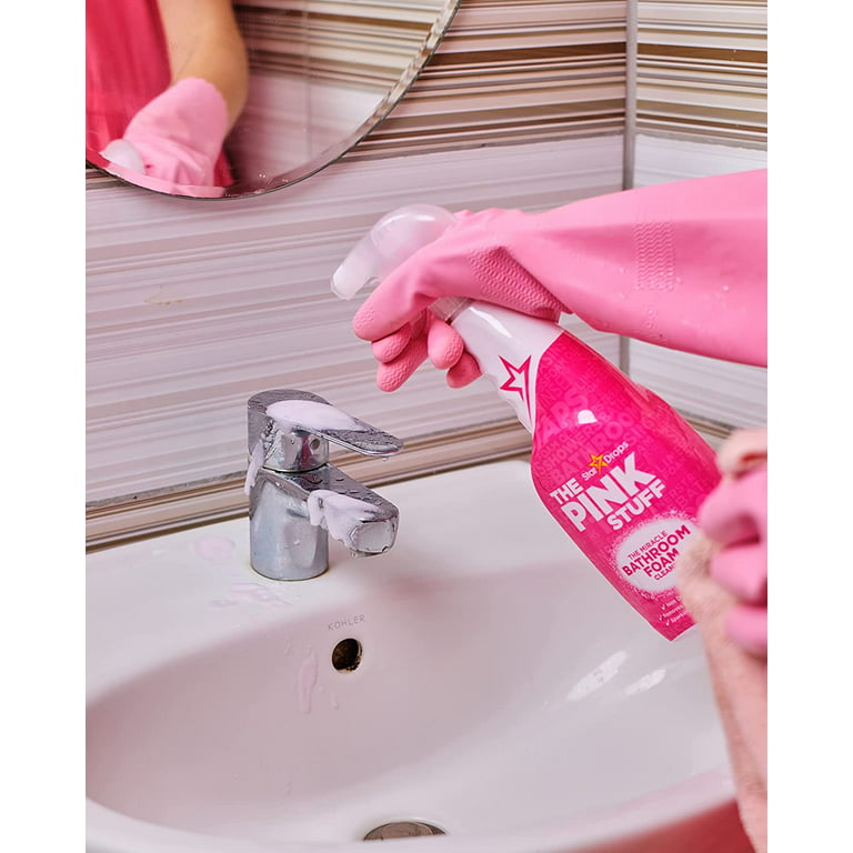 THE PINK STUFF Miracle Bathroom Foam Cleaner Spray 750 Ml - בית של חוגים