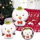 thumbnail image 1 of Xihbxyly Almohada Navideña de Peluche Suave con Diseño de Sonrisa Bordada a Mano, Ideal para Decorar Habitaciones, Regalos Navideños, Dormitorio, Sala de Estar, Oficina, 30 X 30 Cm., 1 of 6