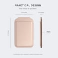 thumbnail image 3 of Satechi Magnetic Magsafe Wallet, Double Flap Stand Card Holder, 4 Slots with Front NFC Pass-Through, Adjustable Phone Attachment for iPhone 17/16/15/14/13/12, Travel Accessory, Desert Rose, 3 of 6