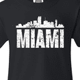 thumbnail image 4 of Inktastic Miami Skyline Grunge Youth T-Shirt, 4 of 5
