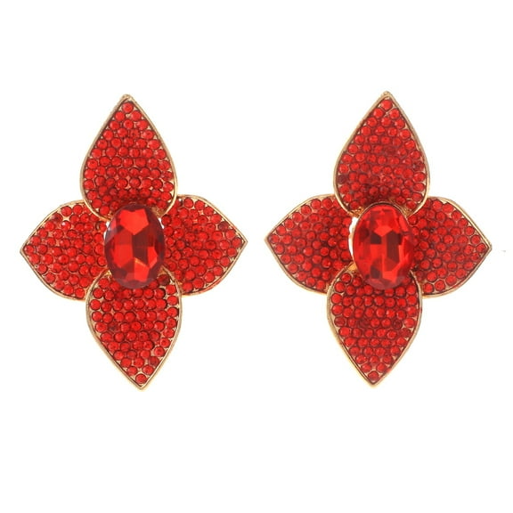 Crystal Clip-On Earrings