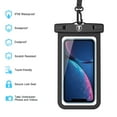 thumbnail image 2 of (1 Pack) Waterproof Case for Apple iPhone SE 2 2020, 11, 11 Pro, 12 Pro Max, 12 Mini, Njjex IPX8 Waterproof Phone Pouch - Cellphone Dry Bag With Waist Strap -Black, 2 of 7