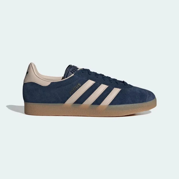 Ad-id-as Men's Gazelle Shoes, Style# IG6201, Size 8, Night Indigo/Wonder Taupe/Gum