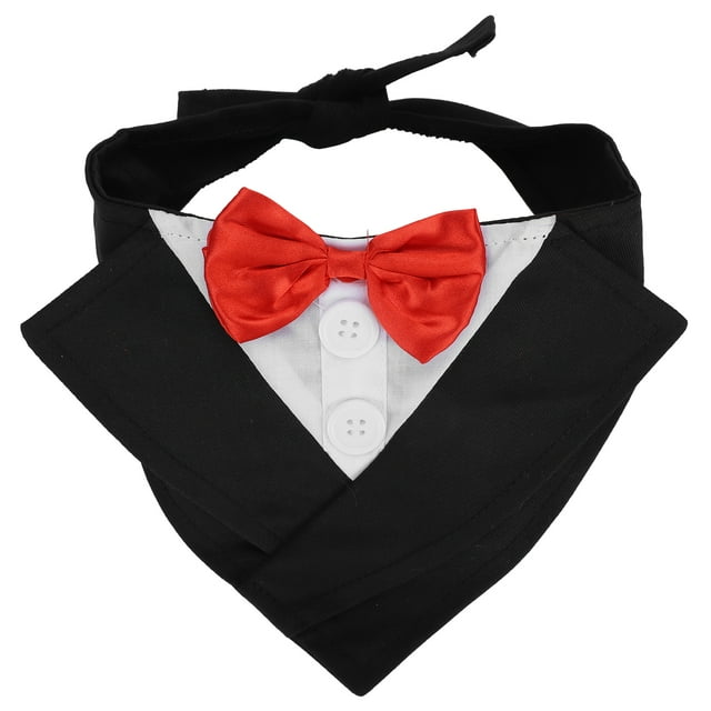 Dog Suit, Soft Comfortable Pet Bow Tie Shirt Lovely Lightweight For Large Dogs For Medium Dogs Red M