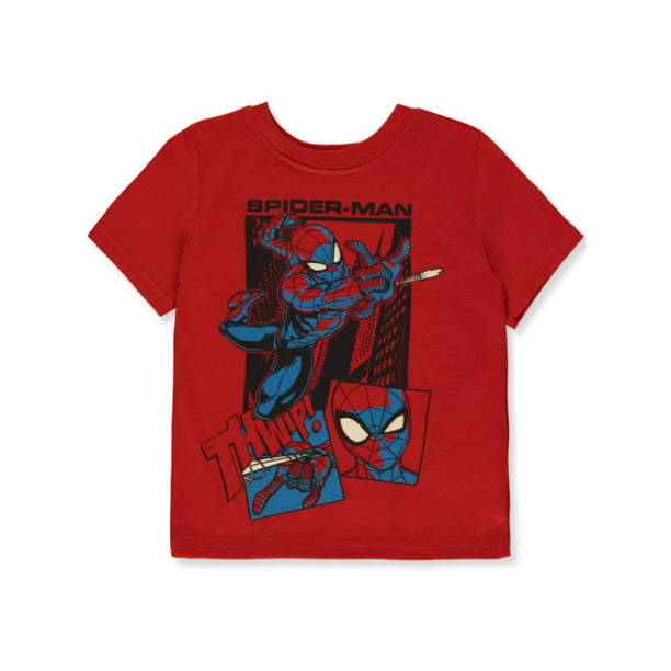 Spider-Man Boys' Thwip T-Shirt - red, 5 - 6 - Walmart.com
