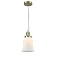 thumbnail image 4 of 201C-SN-G181-Innovations Lighting-Canton - 1 Light Cord Hung Mini Pendant In Industrial Style-10 Inches Tall and 6 Inches Wide-Brushed Satin Nickel, 4 of 5