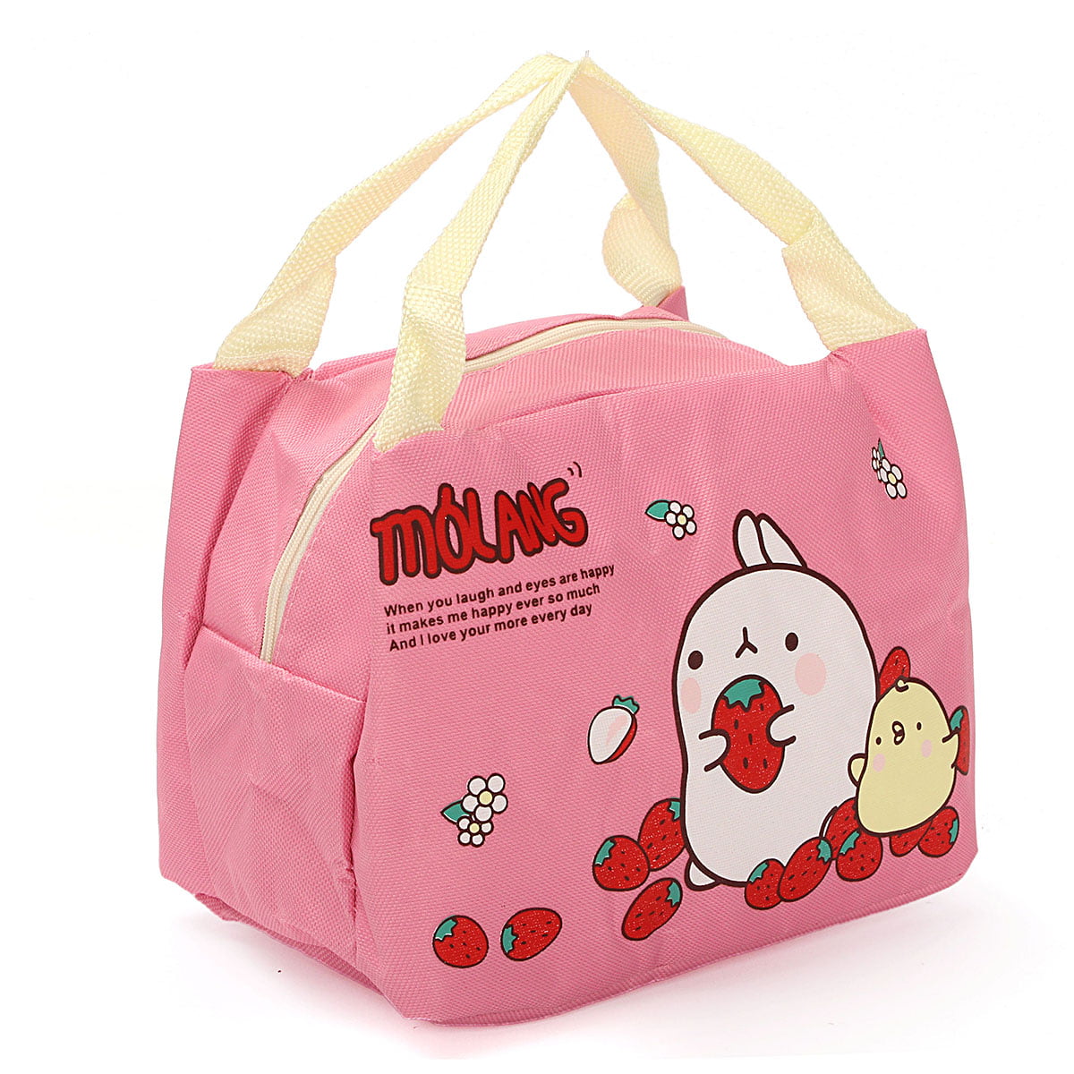 Cute Women Ladies Girls Kids Portable Insulated Lunch Bag Box Picnic Tote Cooler 
