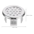 thumbnail image 2 of FENGGUIQU 10Ud Anillo De Desbordamiento Para Lavabo En Color Plata Acabado Liso Y Fácil De Instalar, 2 of 8