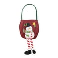 thumbnail image 2 of Christmas Bags Gift Wrapping Packaging Storage Elk Container Handbag Goodie Bag Exquisite Embroidery for Jewelry Candy Birthday Snowman, 2 of 9