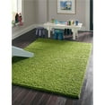 thumbnail image 1 of Unique Loom 3127899 6 x 9 ft. Solid Shag Rectangular Rug, Grass Green, 1 of 10