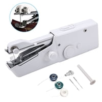 Mini Handheld Sewing Machine, Portable Sewing Machine Mini Cordless Handheld Electric Stitch Tool for Fabric, Clothing, Kids Cloth, Home Travel Use, (Batteries not included)