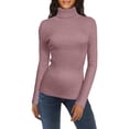 thumbnail image 1 of Chandail à Col Roulé pour Femme Chandail Tricoté pour Femme à Manches Longues Court Chandail Ajusté en Tricot Chandail d'Hiver, Chandail à Col Roulé pour Femme TG, 1 of 7