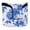 Blue White Porcelain with Roses, variant on Haosy Blue and White Porcelain Floral Golf Mallet Putter Cover Strong Magnetic Leather Golf Club Headcover Closure