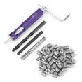 thumbnail image 1 of Kit de reparación de roscas ligero inserto de alambre en espiral de 50 piezas uso profesional en el hogar para evitar que el tornillo se suelte, 1 of 8