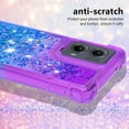 thumbnail image 4 of Case for Motorola Moto Edge 5G 2024 Case Glitter Liquid Cute Clear Shockproof Back Cover,Soft TPU Phone Case for Moto Edge 5G 2024 Gradient Purple, 4 of 14