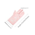 thumbnail image 5 of Par de Guantes Dedo Completo Allegra K Rosa Talla Única Encaje Floral, 5 of 5