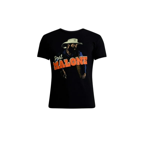 Men's Post Malone Black Graphic T-Shirt - Small