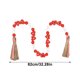 thumbnail image 3 of Xihbxyly Cuentas de Borla para San Valentín, Diseño Romántico de Cuerda Suave, Cuentas de Madera Acogedoras, Elegante Decoración para El Hogar, Perfectas para Fiestas de San Valentín, Colgante Versát, 3 of 6