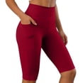 thumbnail image 3 of EGNMCR Biker Shorts Yoga Women Tummy Control Workout Shorts Women with Pockets High Waisted Yoga Running Gym Spandex Compression, 3 of 7