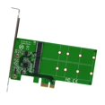 thumbnail image 1 of Adaptador M.2 SSD a PCI-e x1 de 2 puertos B/B+M Key IO CREST, 1 of 2