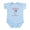 Sky Blue, variant on CafePress - Police Officer Like My Aunt 1 Infant Bodysuit - Baby Light Bodysuit, Size Newborn - 24 Months