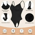 thumbnail image 3 of ANYFIT WEAR Backless Thong Bodysuit Shapewear for Women Full Body Shaper Tummy Control Butt Lifting Seamless V Neck Slimming Tank Top, 3 of 5