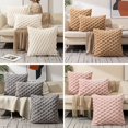 AUMIY BohoChic Faux Fur Pillow Cover Soft Warm Easy to Clean Perfect