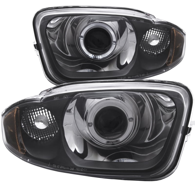 ANZO 2003-2005 Chevrolet Cavalier Projector Headlights w/ Halo Chrome