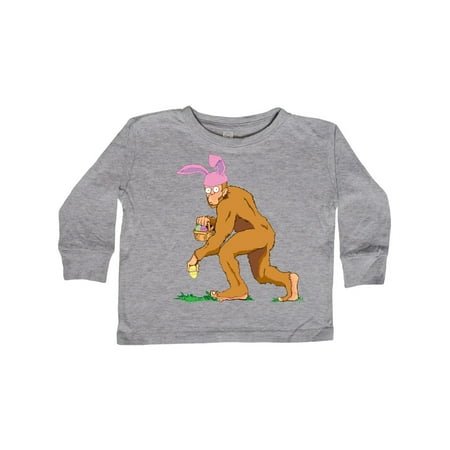 

Inktastic Bigfoot is the Easter Bunny Gift Toddler Boy or Toddler Girl Long Sleeve T-Shirt