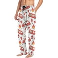 thumbnail image 5 of Top-kevin Christmas Snowflakes Gnome Pajama Pants Winter Light Men's Pajama Bottoms Lounge Sleepwear PJs Sleep Pants, 5 of 11