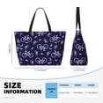 thumbnail image 4 of Easygdp Bicycle1 Bolsa de Viaje de Playa de Gran Capacidad, Bolsa Tote Perfecta para la Playa, Escapadas de Fin de Semana y Viajes, 4 of 7