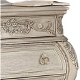 thumbnail image 3 of ACME Ragenardus 3-Drawer Wood Bombe Nightstand in Antique White, 3 of 8