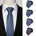 thumbnail image 3 of Cravate de Noël Mode Grand Jacquard Imprimé Cravate Formelle pour Hommes, 3 of 7