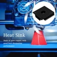 thumbnail image 2 of kurtrusly 3D Printer Extruder Heat Sink MK7 MK8 Extruder Copper Heat Radiator 3D Printer Accessory, Black, C type, 2 of 7