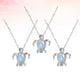 thumbnail image 4 of EeaseMX Collar de 3 cuentas luminosas con forma de tortuga de aleación, ideal como colgante para fiestas de cumpleaños, bisutería para mujeres y niñas (colores variados)., 4 of 8