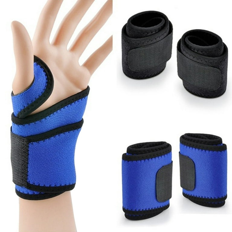 Carpal Tunnel Wrist Brace,2Pack Wrist Support Brace Adjustable Wrist Strap  Reversible Wrist Brace for Sports Protecting/Tendonitis Pain Relief/Carpal