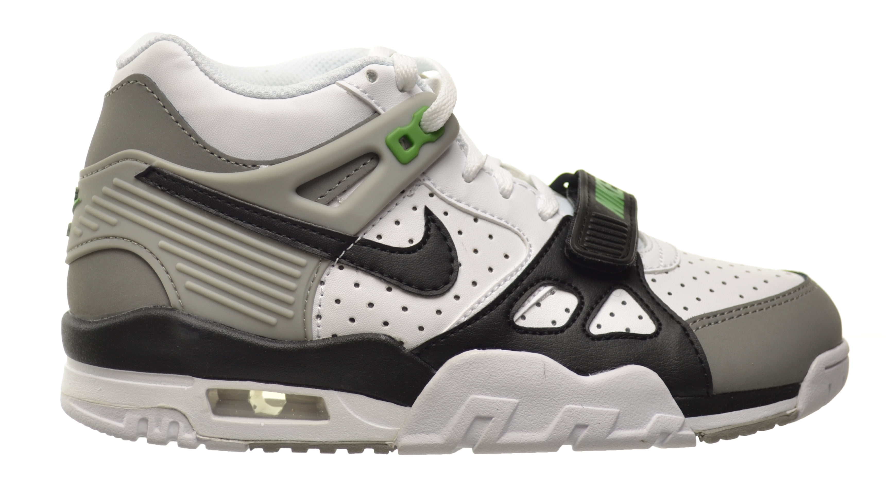 Nike - Nike Air Trainer 3 (GS) Big Kids Shoes White/Black-Chlorophyll-Medium Grey 344950-100 