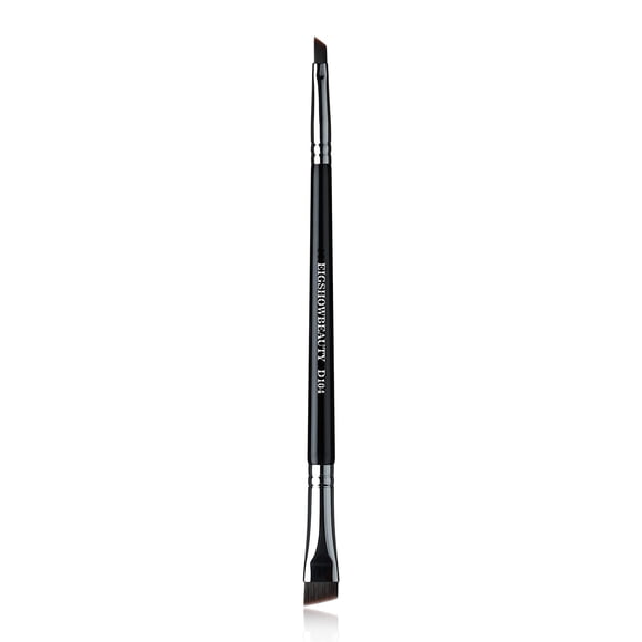 Brosse pour Sourcils et Brosse pour Eyeliner, EigshowBeauty Brosse pour Sourcils à Double Extrémité Inclinée et Brosse pour Traceur d'Yeux, Brosse pour Eyeliner Deux-en-un à Pointe Fine avec Brosse pour Sourcils, un Pinceau pour Deux Usages