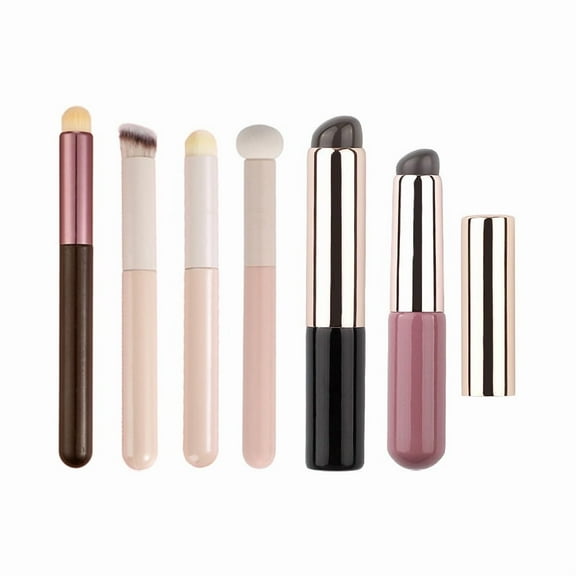 2 Silicone Lip brushes   1 Sponge Lip Brush   2 Fiber Lip Brushes   1 Concealer Brush, Makeup Brush Set